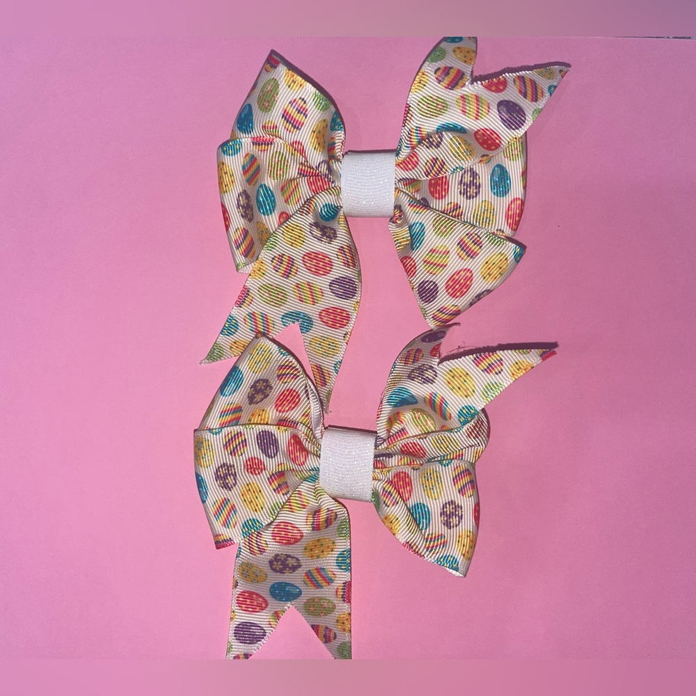 Easter Hair Bows - Hair Clips - Girls Hair Bows - Spring Hair Bows - Easter